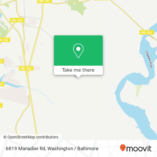 6819 Manadier Rd, Easton, MD 21601 map