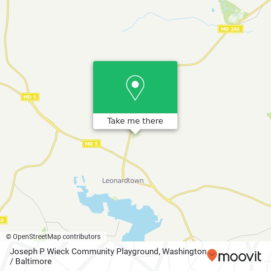 Joseph P Wieck Community Playground, Leonardtown, MD 20650 map