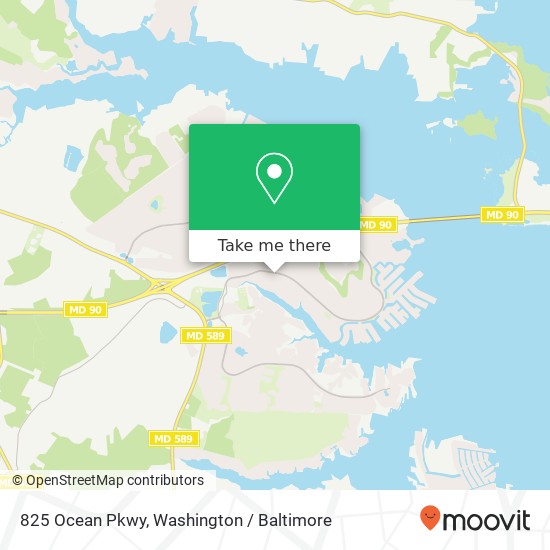 825 Ocean Pkwy, Berlin, MD 21811 map