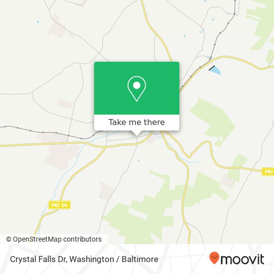 Mapa de Crystal Falls Dr, Smithsburg, MD 21783