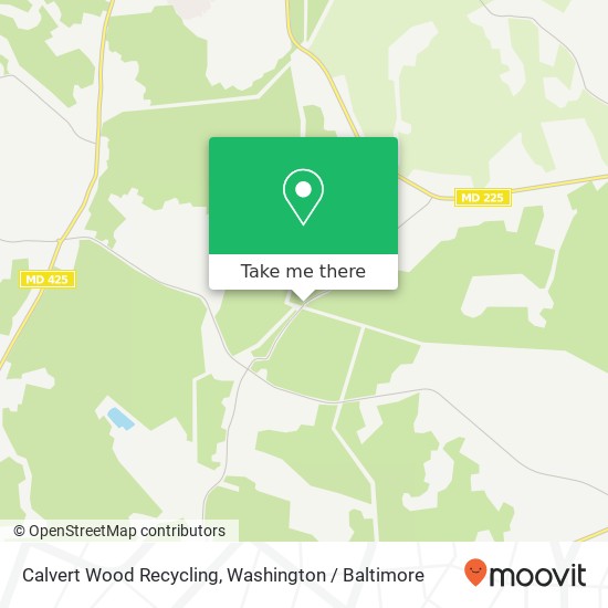 Calvert Wood Recycling map