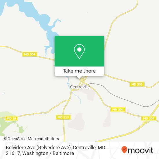 Belvidere Ave (Belvedere Ave), Centreville, MD 21617 map