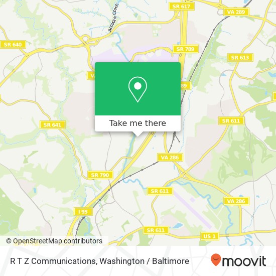 R T Z Communications map