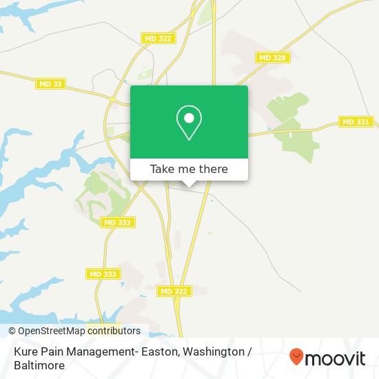 Mapa de Kure Pain Management- Easton, 505 Dutchmans Ln