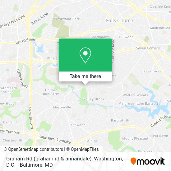 Graham Rd (graham rd & annandale) map