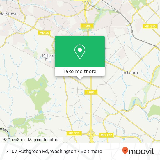 7107 Ruthgreen Rd, Windsor Mill, MD 21244 map