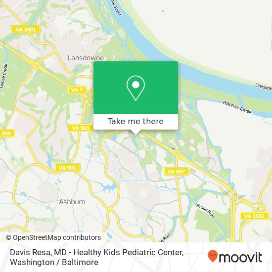 Davis Resa, MD - Healthy Kids Pediatric Center, 44365 Premier Plz map