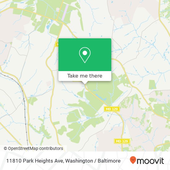 11810 Park Heights Ave, Owings Mills, MD 21117 map