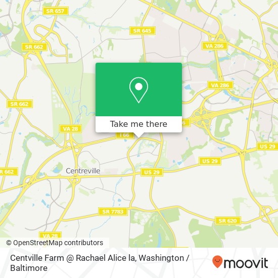 Mapa de Centville Farm @ Rachael Alice la