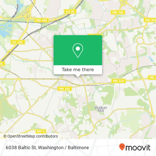 6038 Baltic St, Capitol Heights, MD 20743 map
