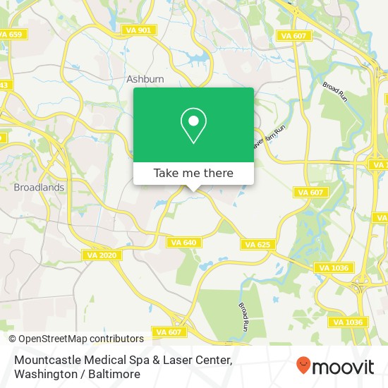 Mountcastle Medical Spa & Laser Center, 44095 Pipeline Plz map