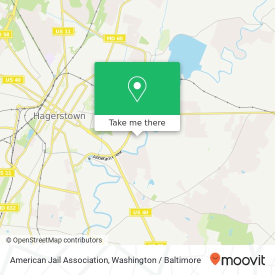 American Jail Association, 1135 Professional Ct map