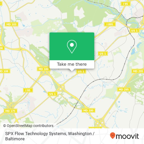 Mapa de SPX Flow Technology Systems, 7024 Troy Hill Dr