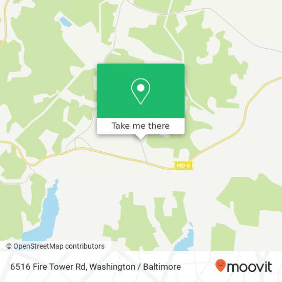 6516 Fire Tower Rd, Welcome, MD 20693 map