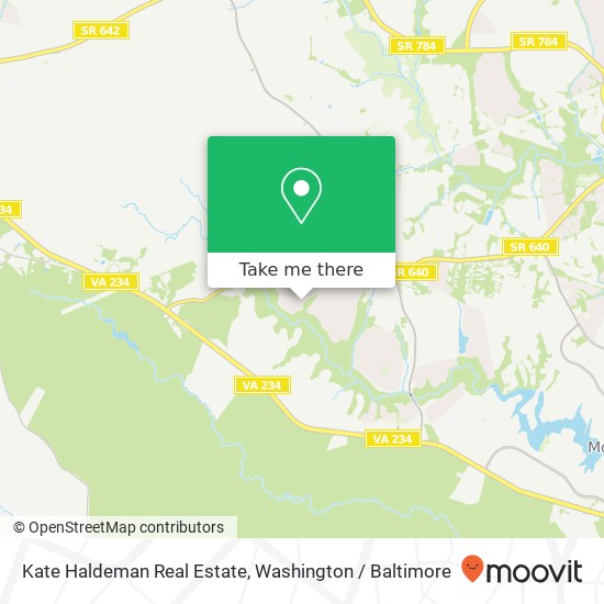 Mapa de Kate Haldeman Real Estate, 5899 Moonbeam Dr