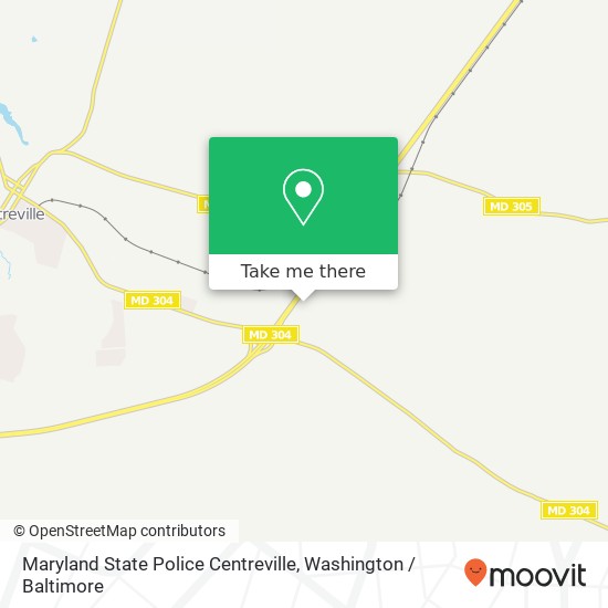 Mapa de Maryland State Police Centreville, 311 Safety Dr