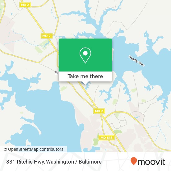 831 Ritchie Hwy, Severna Park, MD 21146 map