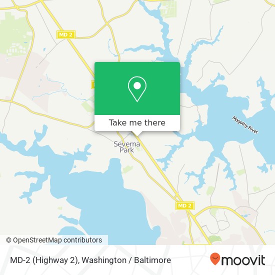 MD-2 (Highway 2), Severna Park, MD 21146 map