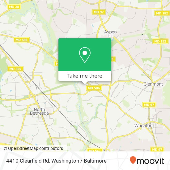 4410 Clearfield Rd, Silver Spring, MD 20906 map