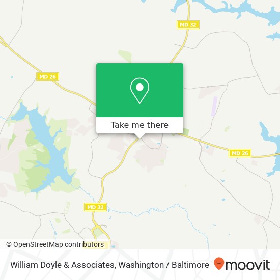 Mapa de William Doyle & Associates, 6335 Sykesville Rd