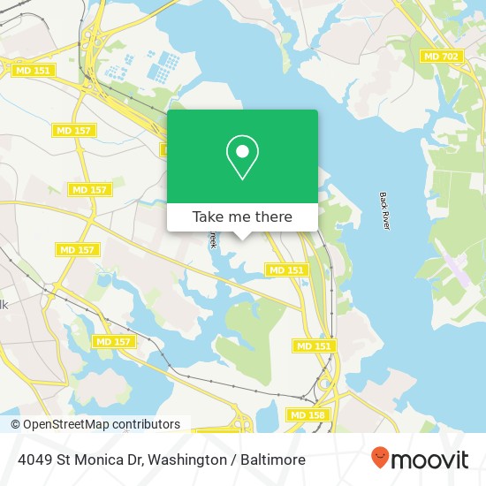 4049 St Monica Dr, Dundalk, MD 21222 map