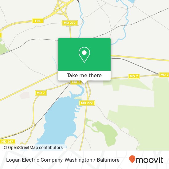Mapa de Logan Electric Company, 37 S Main St