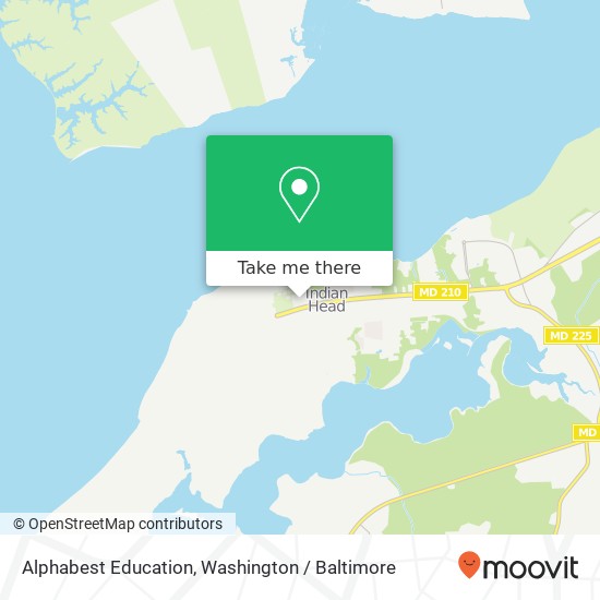 Mapa de Alphabest Education, 4200 Indian Head Hwy