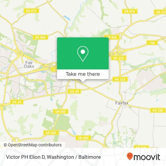 Mapa de Victor PH Elion D, 11130 Fairfax Blvd
