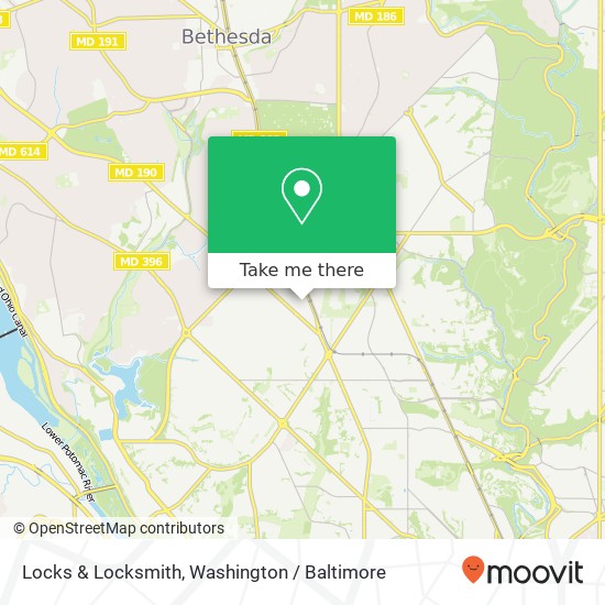 Mapa de Locks & Locksmith, 4203 Davenport St NW