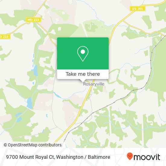 9700 Mount Royal Ct, Upper Marlboro, MD 20772 map