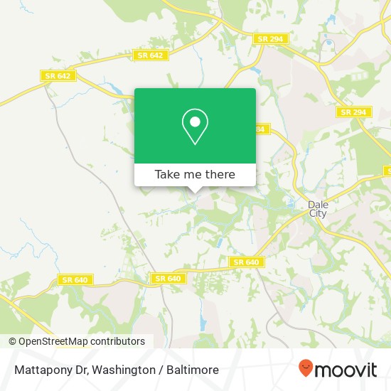 Mattapony Dr, Woodbridge, VA 22193 map