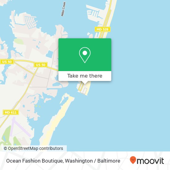 Mapa de Ocean Fashion Boutique, 408 S Atlantic Ave