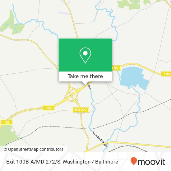 Mapa de Exit 100B-A/MD-272/S