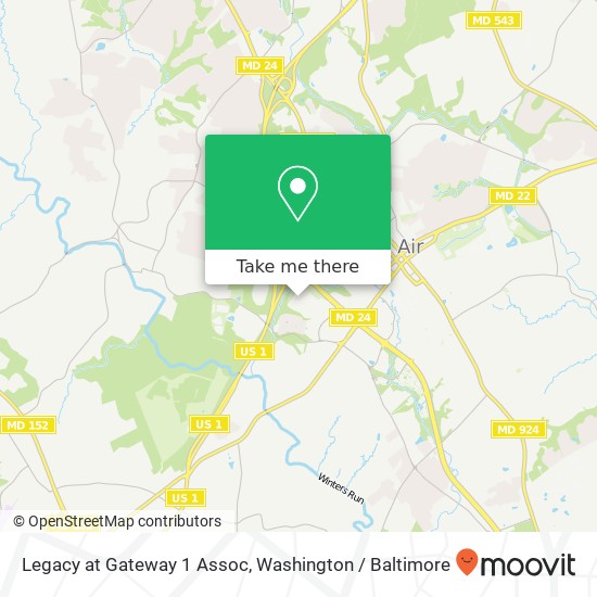 Legacy at Gateway 1 Assoc, 637 Wallingford Rd map