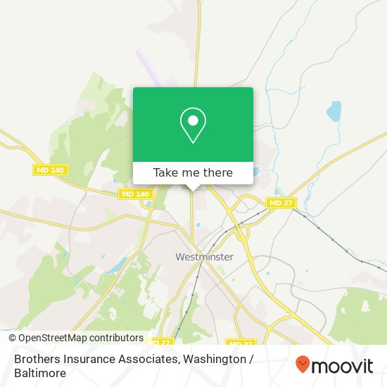 Mapa de Brothers Insurance Associates, 16 National Pl