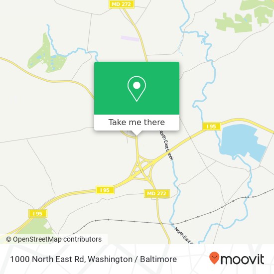 Mapa de 1000 North East Rd, North East, MD 21901