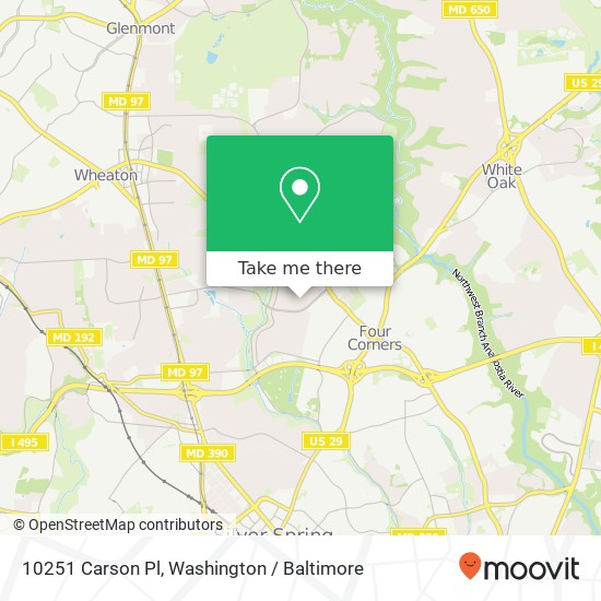 10251 Carson Pl, Silver Spring, MD 20901 map