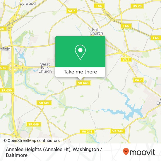 Annalee Heights (Annalee Ht) map