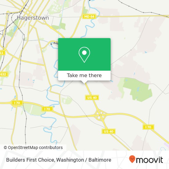 Mapa de Builders First Choice, 1741 Dual Hwy