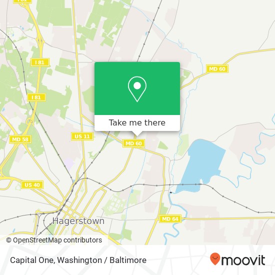 Capital One, 12806 Shank Farm Way map