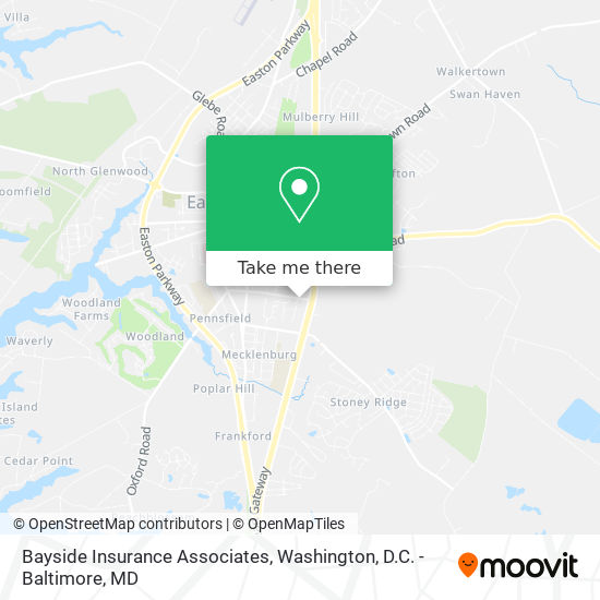 Bayside Insurance Associates map