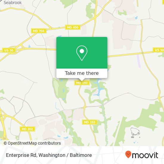 Enterprise Rd, Bowie, MD 20721 map