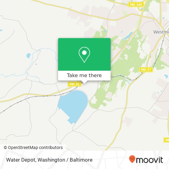 Mapa de Water Depot, 1301 Avondale Rd