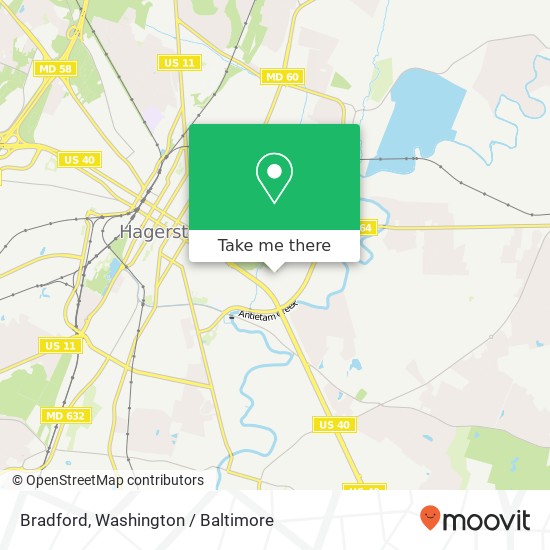 Bradford, 55 Manor Dr map