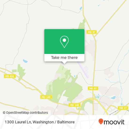 1300 Laurel Ln, Westminster, MD 21158 map