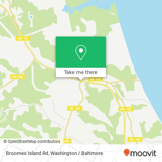 Mapa de Broomes Island Rd, Port Republic, MD 20676