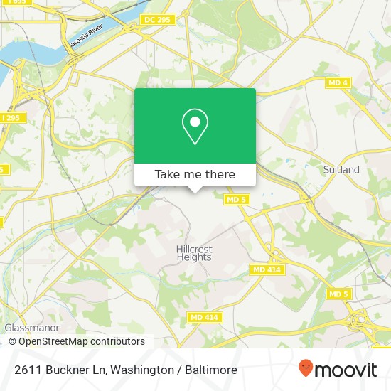 2611 Buckner Ln, Temple Hills, MD 20748 map