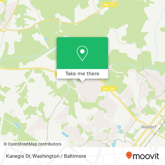 Mapa de Kanegis Dr, Waldorf, MD 20603