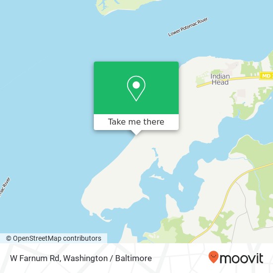 W Farnum Rd, Indian Head, MD 20640 map