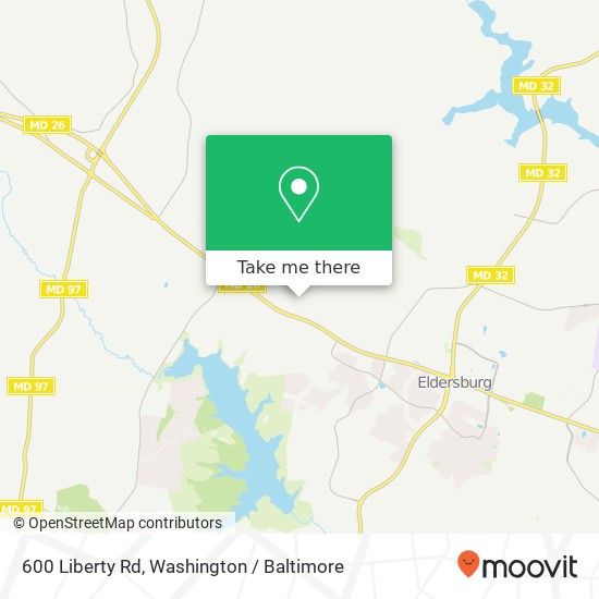 Mapa de 600 Liberty Rd, Sykesville, MD 21784
